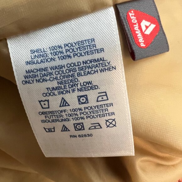 Lands End Animal Print Mob Wife Primaloft Quilted Jacket Size XS - Picture 11 of 11